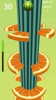 Jump Melon : Fruit  helix jump game 2019 Affiche