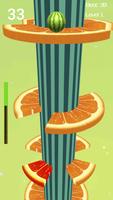 Jump Melon : Fruit  helix jump game 2019 capture d'écran 1