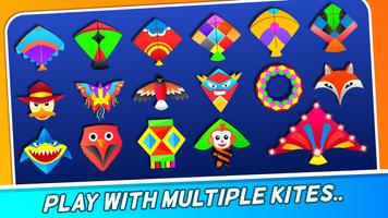 Indian Kite Flying 3D-poster