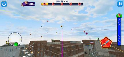 Indian Kite Flying 3D capture d'écran 2