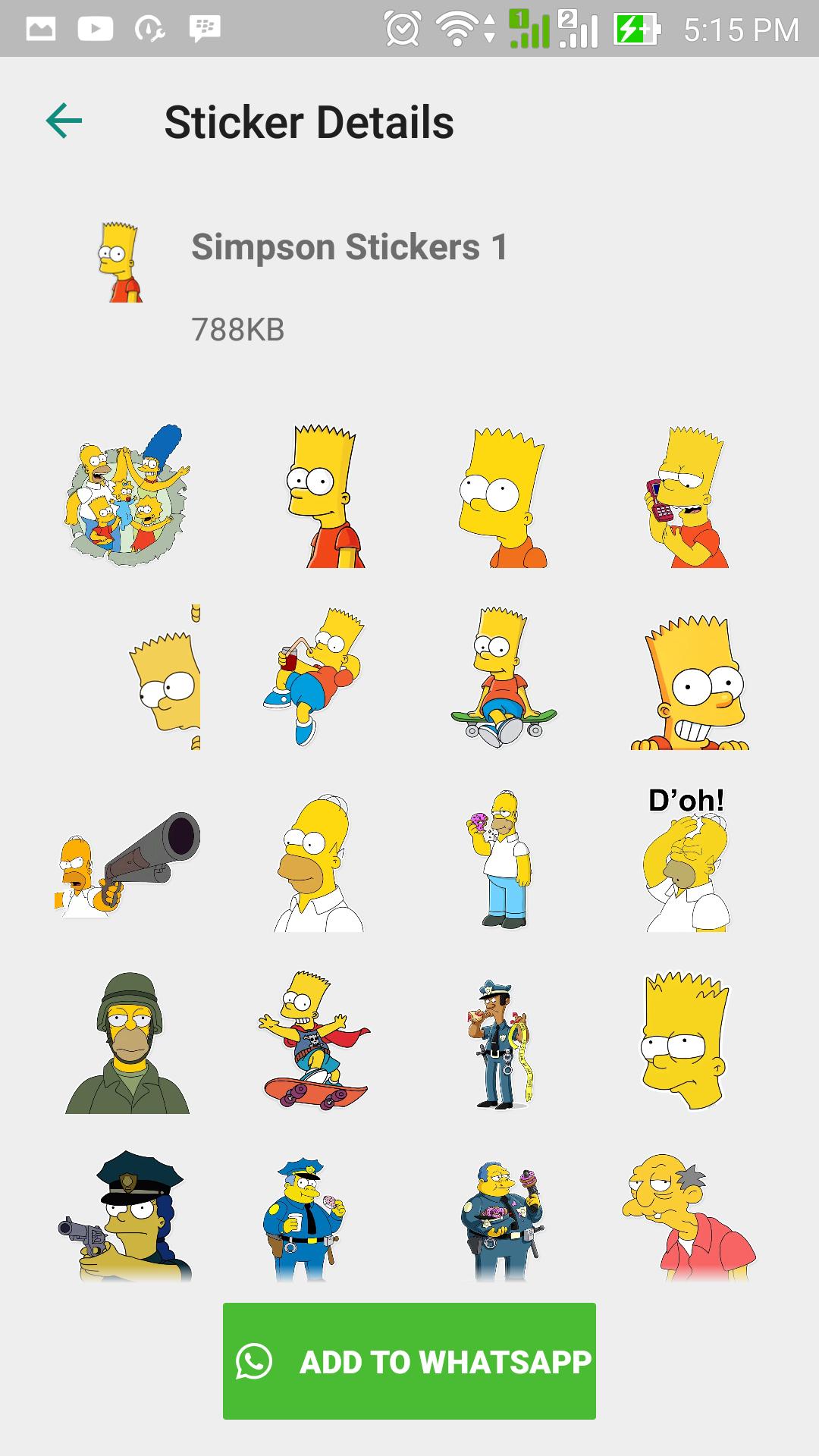 Homer Simpson Stickers Wastickerapps For Android Apk Download
