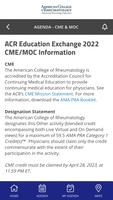 ACR Education Exchange 2022 الملصق