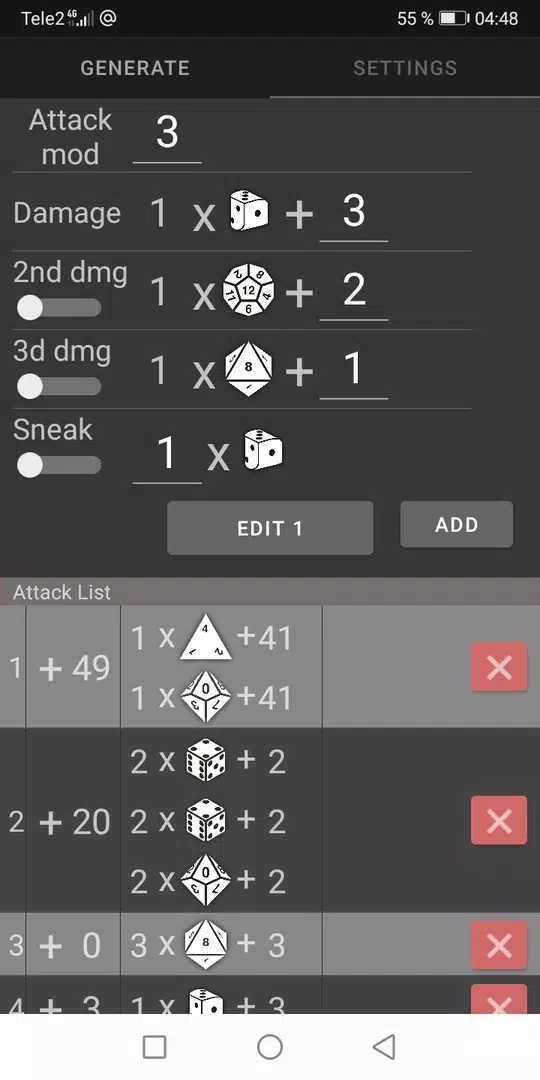 Pathfinder attack calculator APK for Android Download