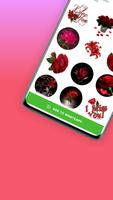 Animated Flowers Stickers Ekran Görüntüsü 3