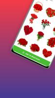 Animated Flowers Stickers Ekran Görüntüsü 2