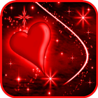 Animated hearts stickers simgesi