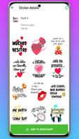 Románticos Stickers de Amor capture d'écran 3