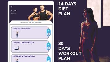 14Day Diet Plan-lose belly fat-poster