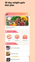 Gain Weight :30 days diet plan poster