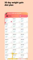 Gain Weight :30 days diet plan screenshot 1