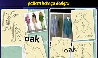 kebaya pattern design পোস্টার