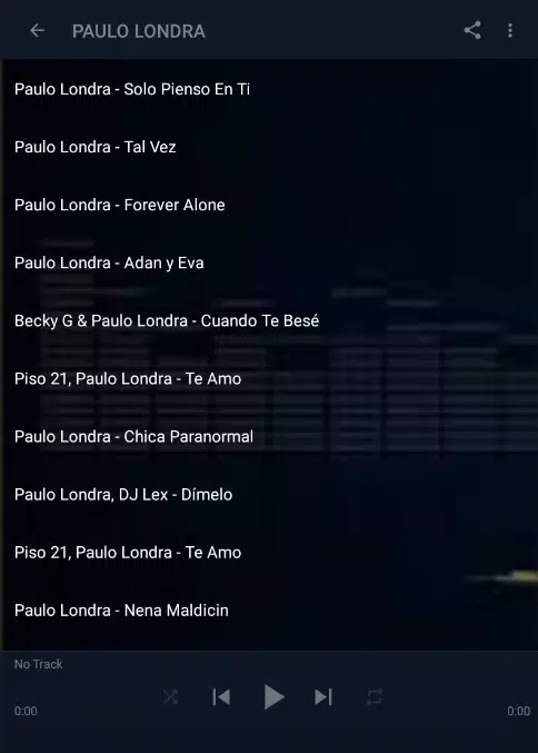 Descarga de APK de Paulo Londra - Por Eso Vine (Top Musica) para Android