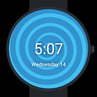 Animated Spiral Watch Face Affiche