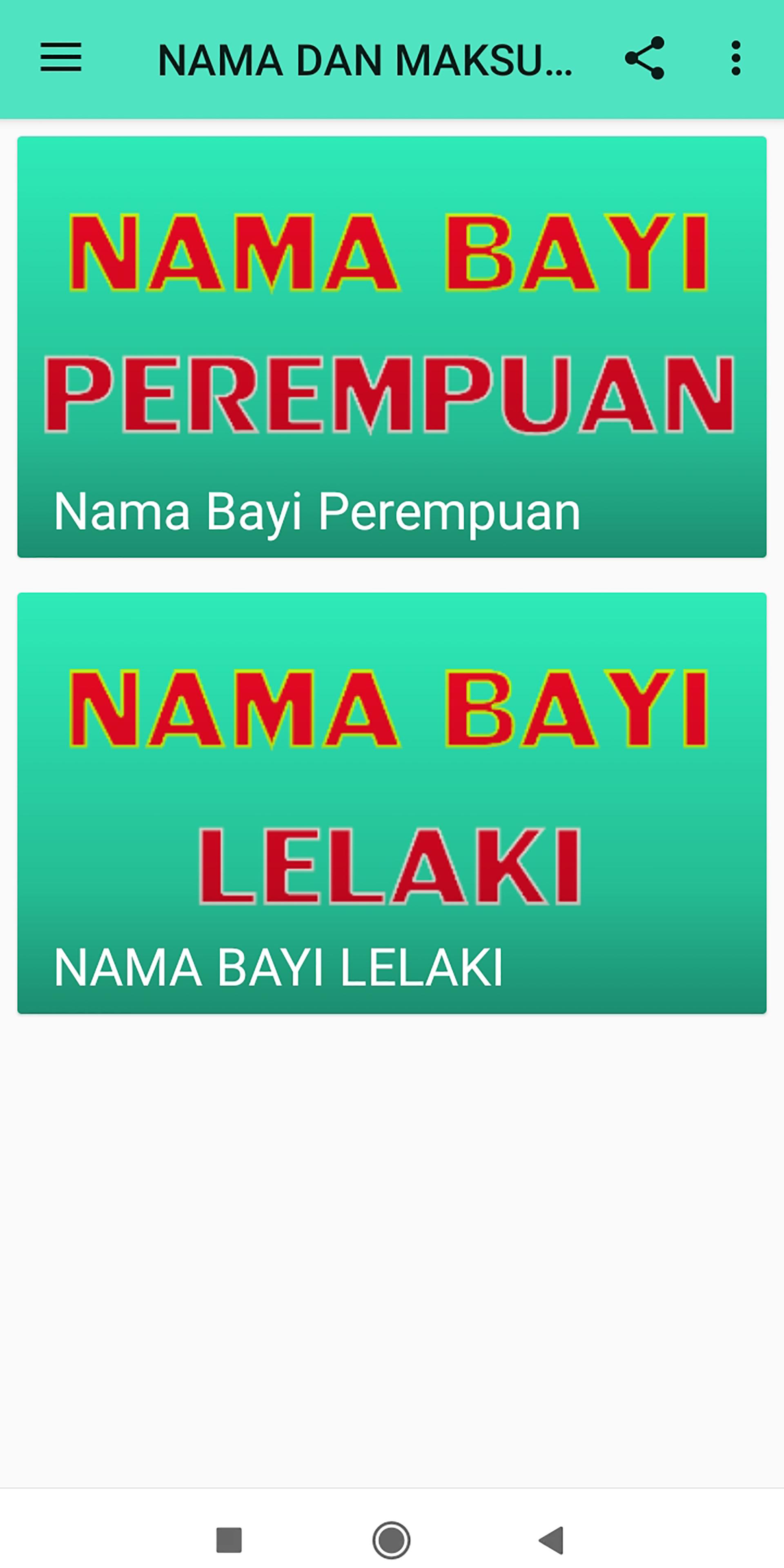 Nama Dan Maksud Dalam Islam For Android Apk Download