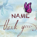 Thank You Cards Name Art Maker APK