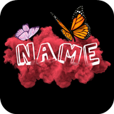 3D Smoke Effect Name Art Maker icono