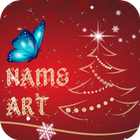Christmas Card Name Art Maker simgesi