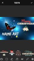 Christmas Card Name Art Maker Ekran Görüntüsü 2