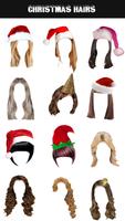 Christmas Girl Hair Changer الملصق