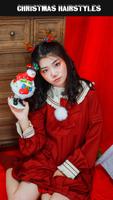 Christmas Girl Hair Changer 截圖 1