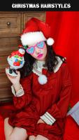 Christmas Girl Hair Changer syot layar 2