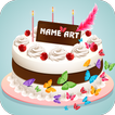 Name Art On Birthday Cake App