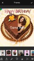 Name Picture on Birthday Cake Affiche