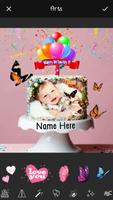 Name Picture on Birthday Cake capture d'écran 1