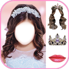 Princess Hairstyle Photo Edito icon