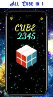 Cube 2345 الملصق