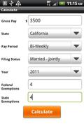 Paycheck Calc Screenshot 1
