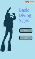 Basic Diving Signs ポスター