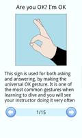 Basic Diving Signs স্ক্রিনশট 1