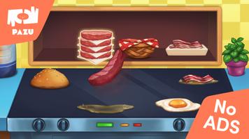 Burger Maker Jeux de Cuisine Affiche
