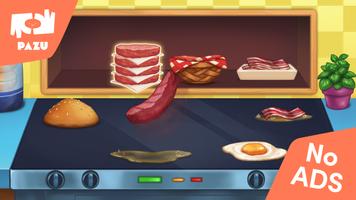 Burger Maker Kids Cooking Game plakat