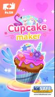 Cupcake Kochspiele für Kinder Plakat