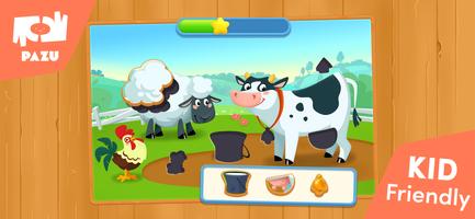 Farm Games For Kids & Toddlers اسکرین شاٹ 1