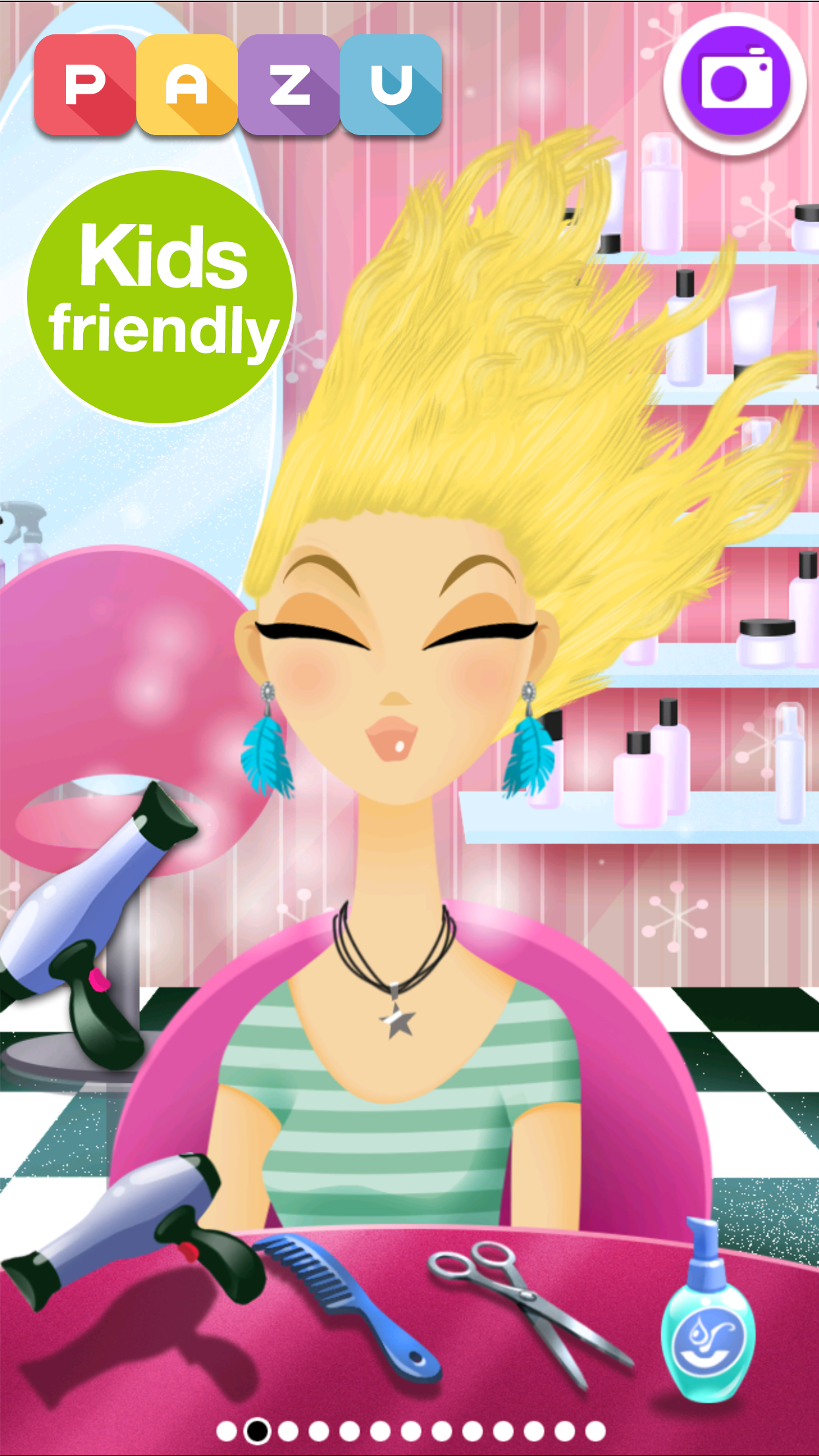 Girls Hair Salon Hairstyle Makeover Kids Games Apk 2 17 Download