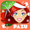 Girls Hair Salon Christmas ikona