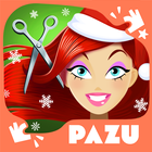 Girls Hair Salon Christmas icon