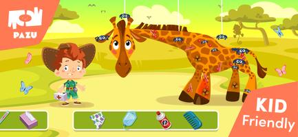 Jungle animal kids care games capture d'écran 2