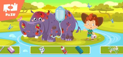 Jungle animal kids care games capture d'écran 3