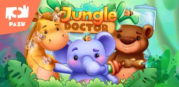 子供向けのジャングル獣医ゲーム Animal Doctor