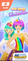 Makeup Girls Unicorn الملصق