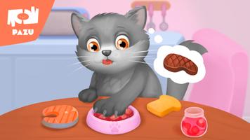 Cat game - Pet Care & Dress up ảnh chụp màn hình 2