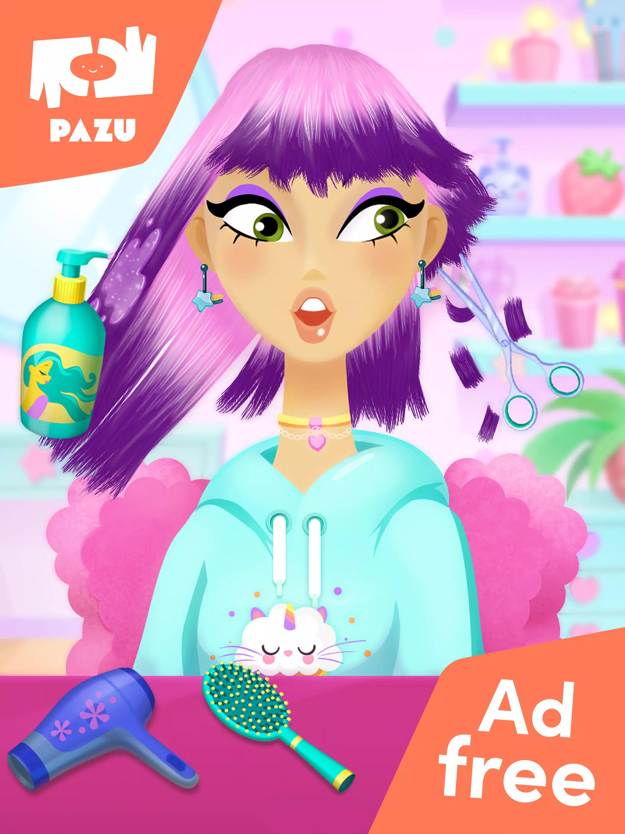 Pazu Girls hair salon 2 APK for Android Download
