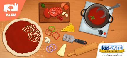 Pizza maker cooking games โปสเตอร์