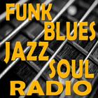 Blues Jazz Funk Soul R&B Radio Zeichen