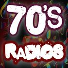 Música de los 70s Radios icône