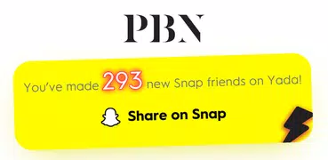 PBN - Match & Make new snap friends